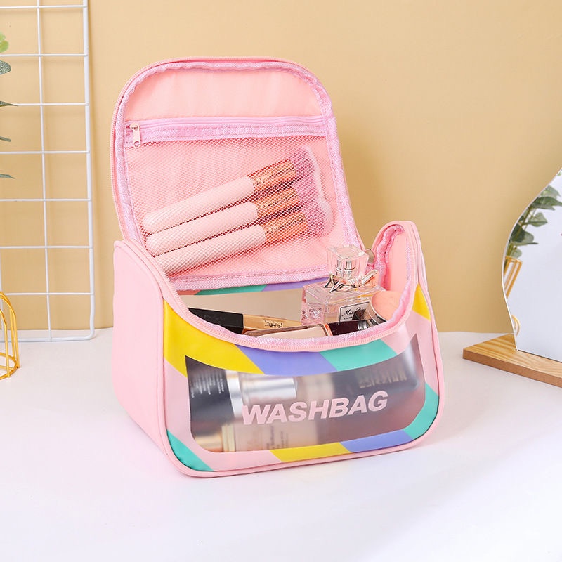 Necessário Organizador Bolsa De Maquiagem Transparente WASHBAG