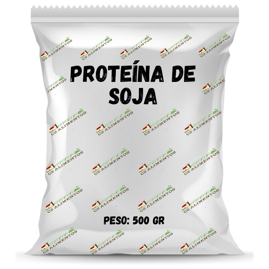 Proteina Isolada de Soja (Pis) 500gr -90% Proteina- Envio Imediato C2 Alimentos