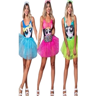Conjunto Body + Saia Meninas Super Poderosas