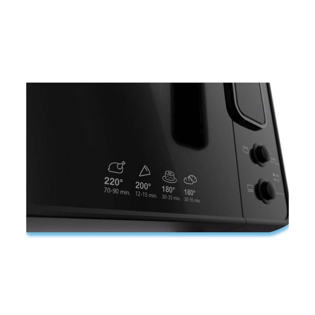 Detalhes do Forno Elétrico Fischer Premier de Bancada 48L Preto