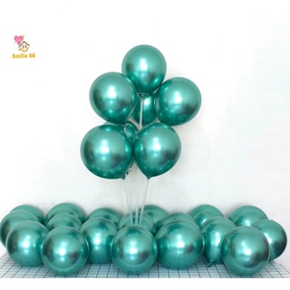 25 Unid Balão Bexiga Cromado Verde 5 Polegadas Metalizado Para Festas em Oferta na Shopee