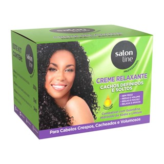 Creme Relaxante Cachos Definidos Coco E Avelã Salon Line