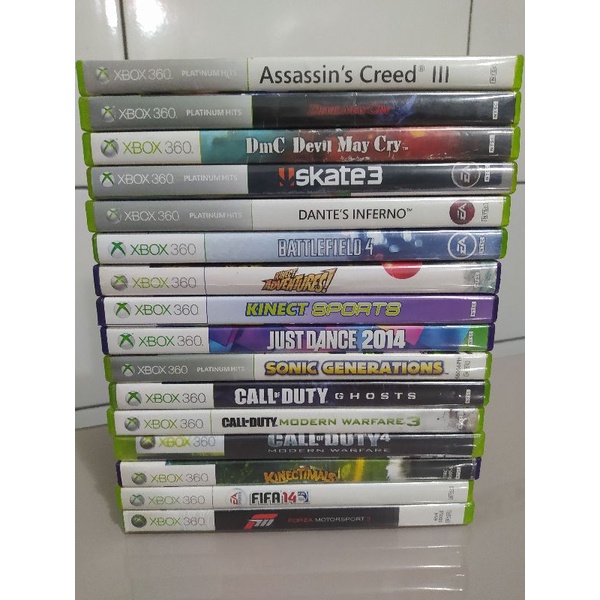 Xbox 360 Destravado Rgh (30 Jogos 2 Controles) - Escorrega o Preço