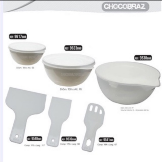 Derretedeiras e Espátula Micro Ondas Para Chocolates, Confeitaria e Cozinha BRANCO em Oferta na Shopee