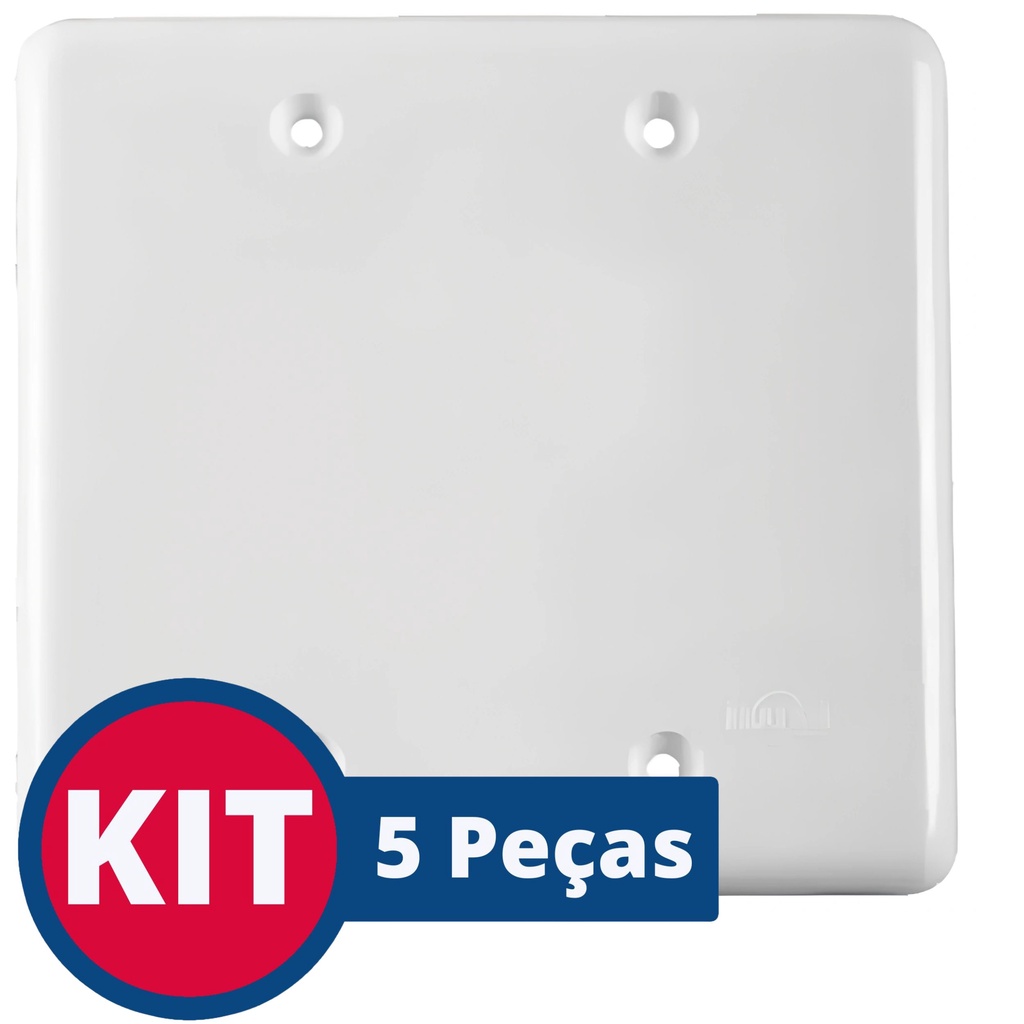Kit 5 Placa Espelho 4x4 Cega Stylus Ilumi em Oferta na Shopee