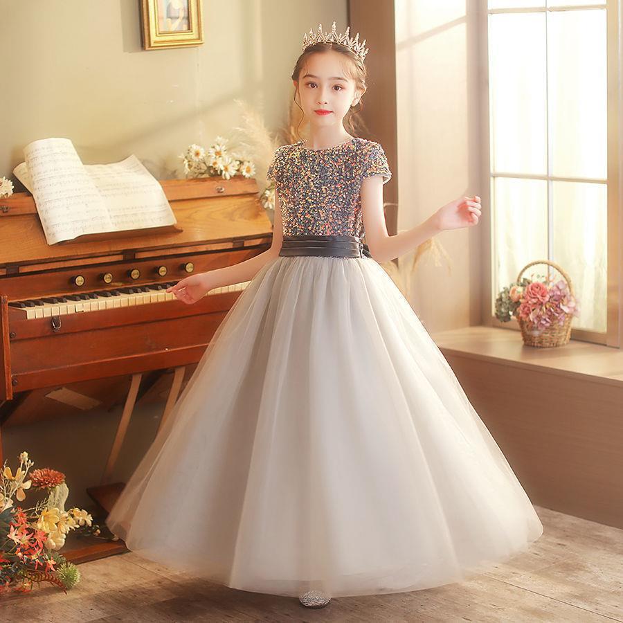 Vestido Infantil Longo Menina Festa Luxo Casamento Daminha Princesa ...