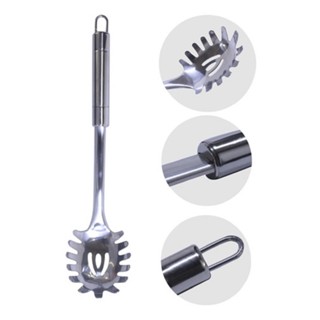 COLHER PARA ESPAGUETI EM AÇO INOX SF 29CM UAS058
