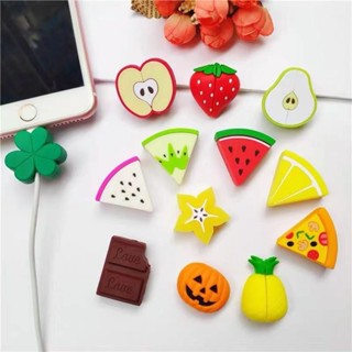 Protetor de Cabo Carregador USB Para Celular Cartoon Frutas novo