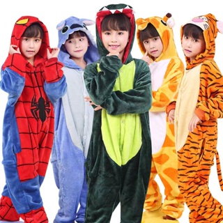 Dinossauro Ponto Spiderman Onesies Crianças Pijama Macacão Animal Meninos Meninas Cosplay Traje Do Bebê em Oferta na Shopee