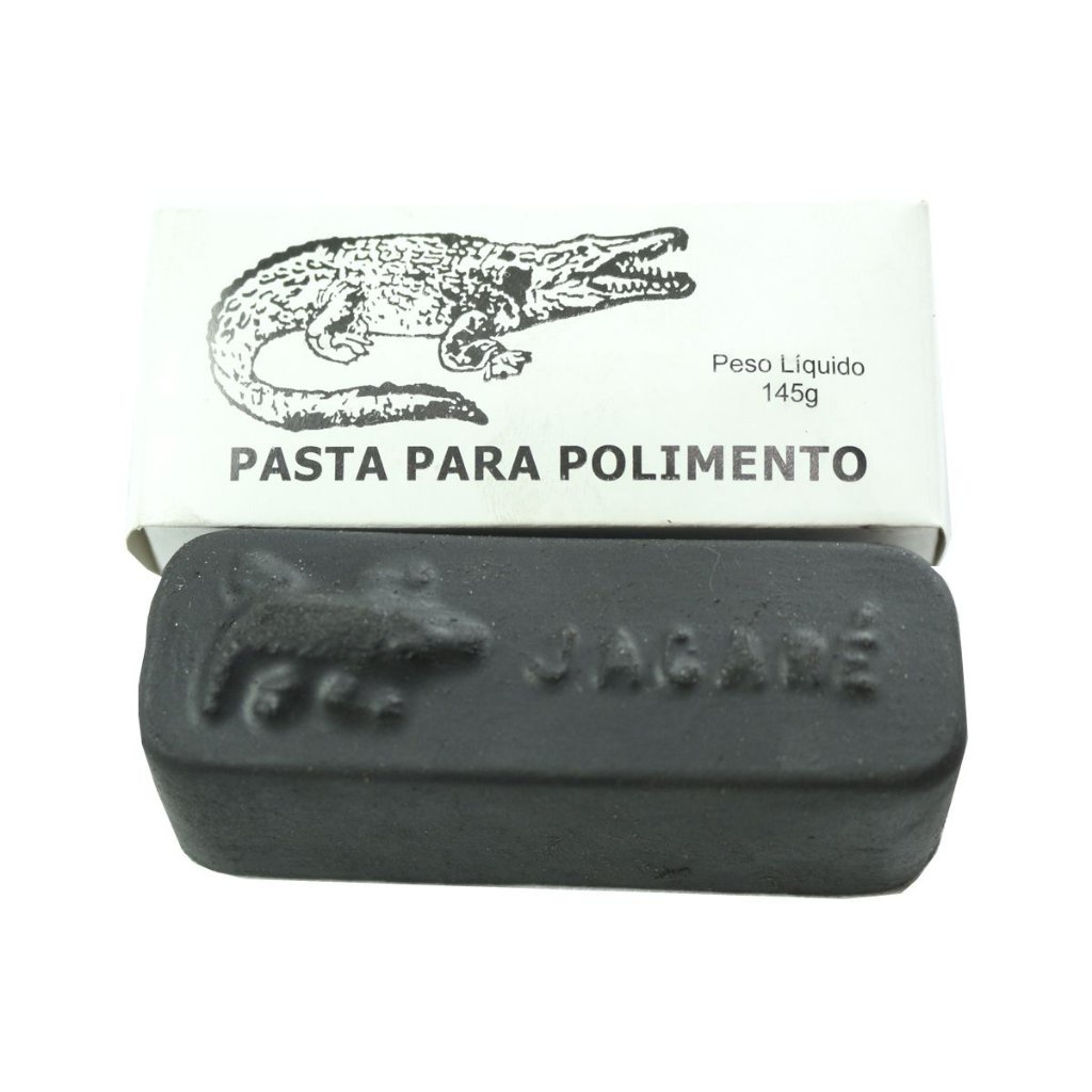 Pasta Para Polir Ferro Aços Ferro Fundido Cor Preta Jacaré