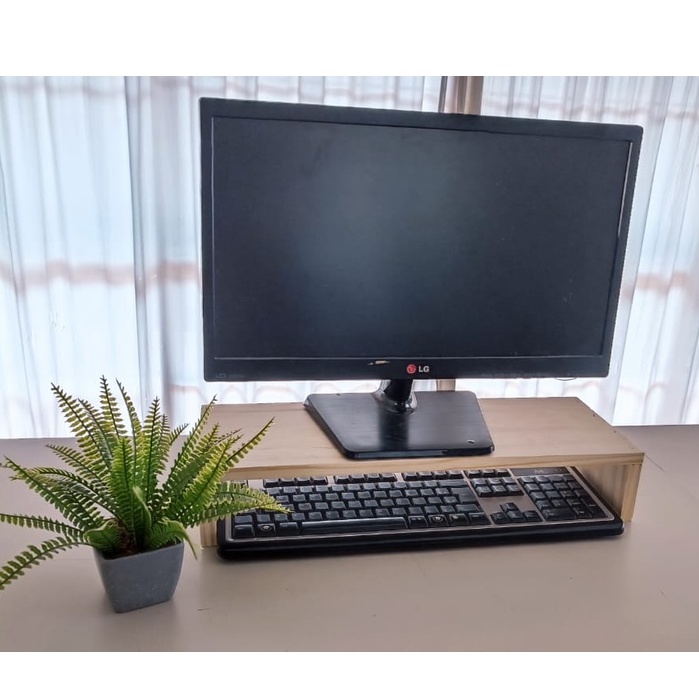 Suporte Para Monitor De 58 Cm - Aumente O Espaço Na Mesa Com Base De Aço