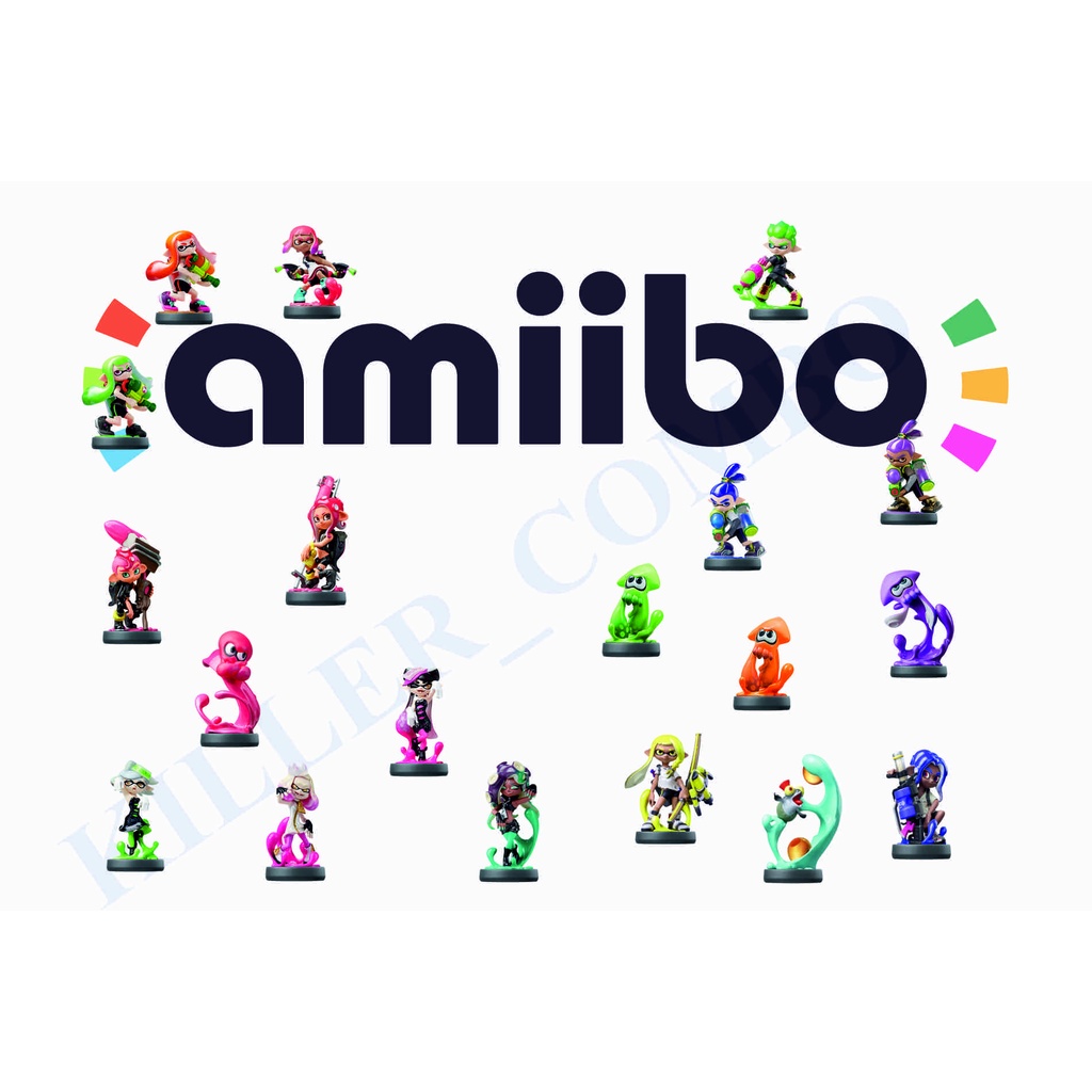 Amiibo Splatoon 2 e 3 Pronta Entrega 19 Amiibos Card (Coleção