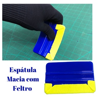 Espátula Flexível Joker com Feltro para Envelopamento e Adesivos Automotivos em Oferta na Shopee