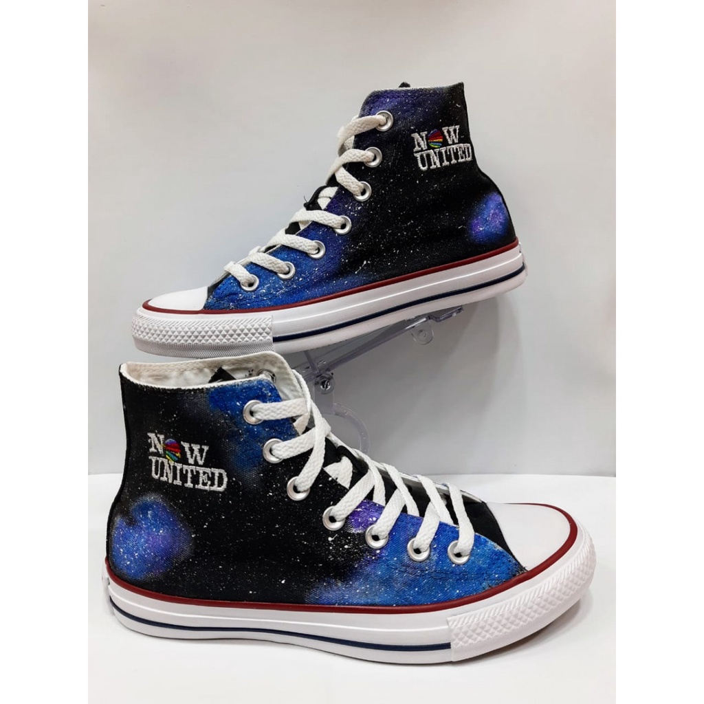 All star best sale customizado preto