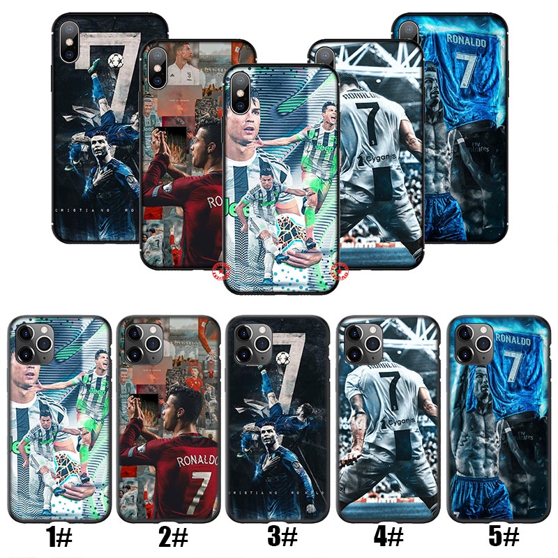 Capa De Silicone Macia Para Iphone Pro Max Plus Iop Cristiano Ronaldo Cr Desconto No Pre O