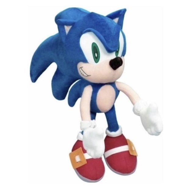 lindo sonic de pelucia 45cm antialérgico