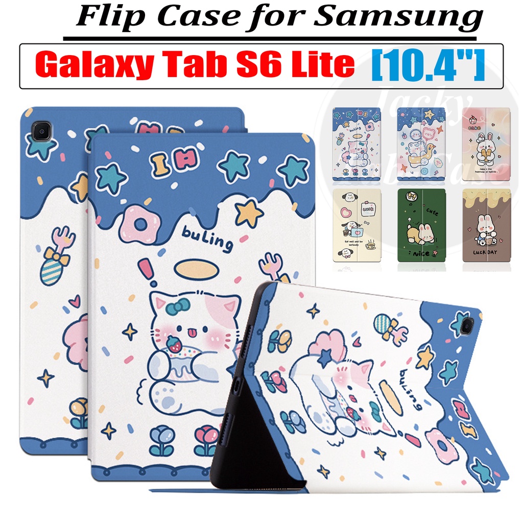 Capa Fofa De Desenho Animado Para Samsung Galaxy Tab S6 Lite 10.4 " 2020/2022/2024 Edition Tablet Case SM-P610 P613 P615