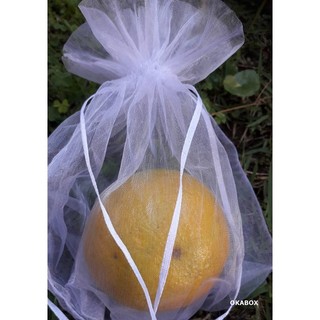 50 Sacos Para Proteção Frutas No Pe Lavável  12 X 17 cm