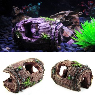 Aquário De 1pc Peixes Tanque Artificial Resina Ornamento Caverna Acessórios De Decoração De Peixe Produtos Para Animais De Estimação