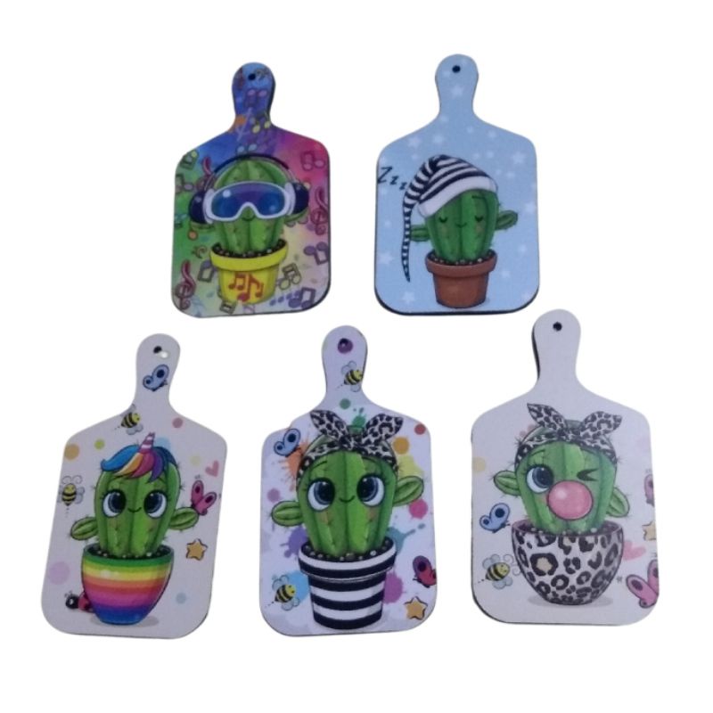 Kit Imã de geladeira com 5 peças