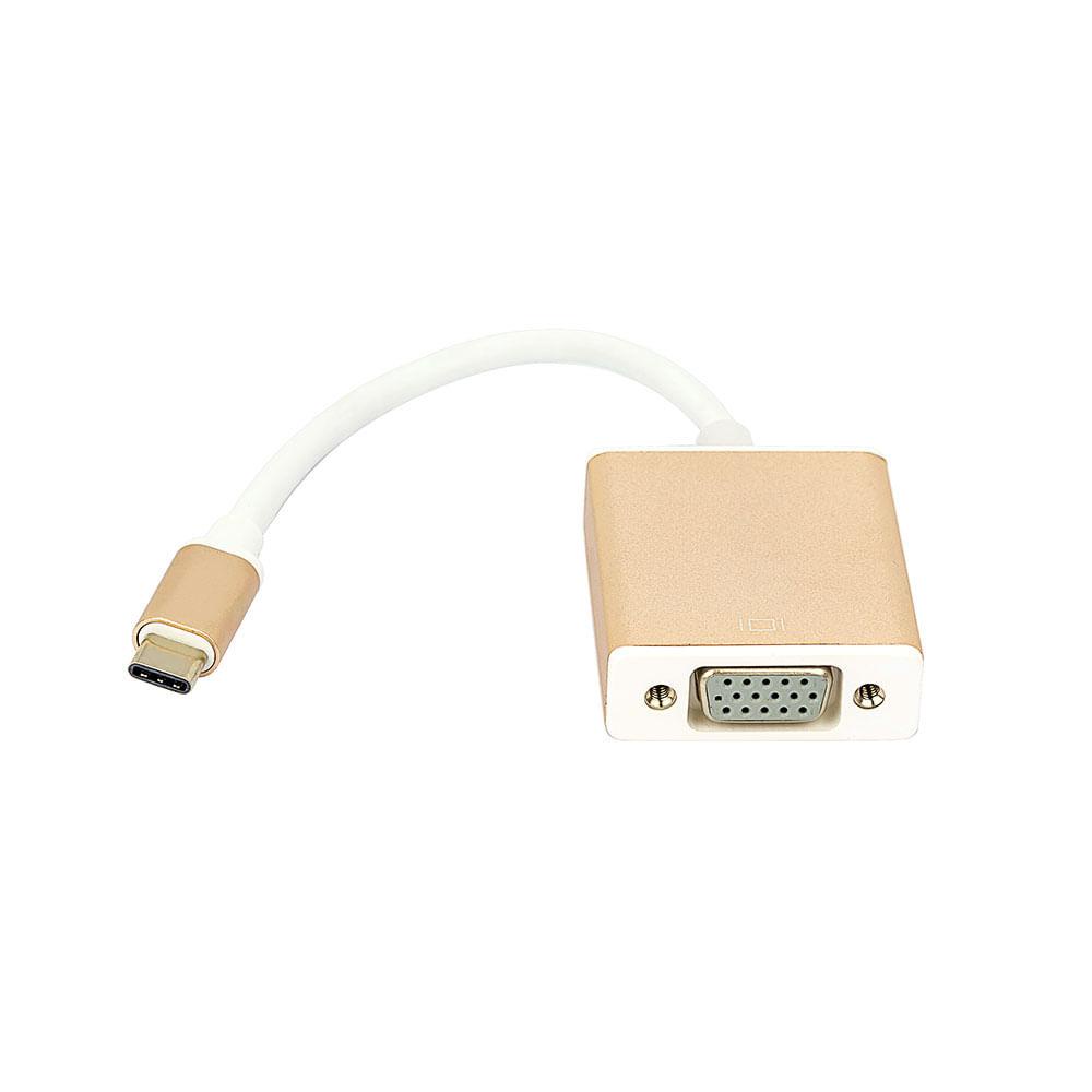 Cabo Adaptador Usb Tipo C 3.1 Para Vga - Macbook Usb-c 1080p