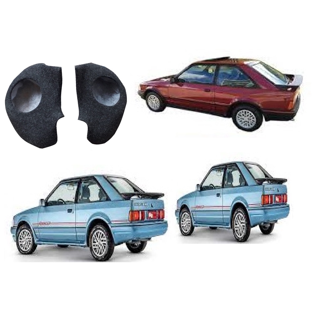 Caixa Pezinho Acústico p/ Ford Escort até 92