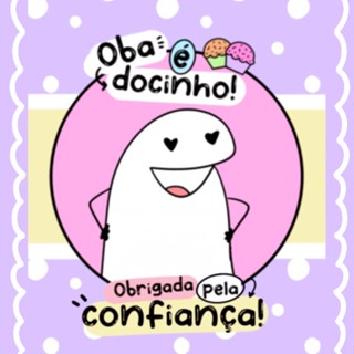 CARTELA 100 ADESIVOS DOCINHO BRIGADEIRO EMBALAGEM CLIENTE
