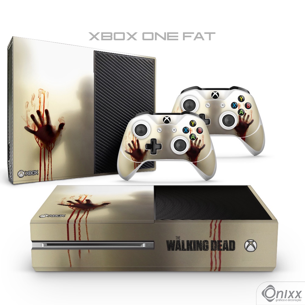 Skin XBOX ONE FAT Adesiva The Walking Dead