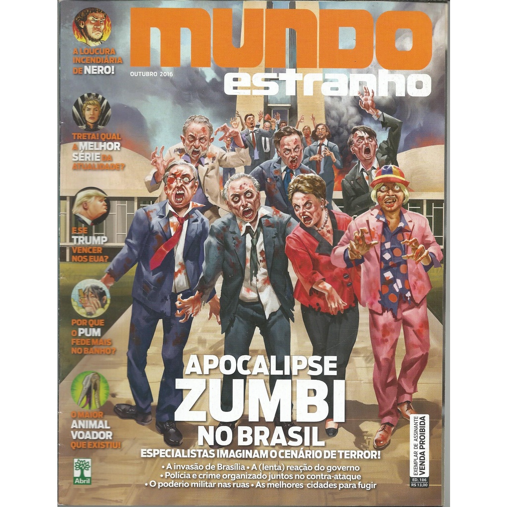 Revista Mundo Estranho, Outubro De 2016, Nº 186