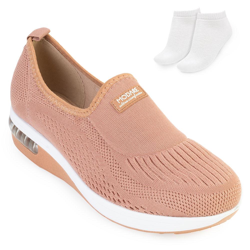 Tênis Slip On Modare e Meia MD22-73202