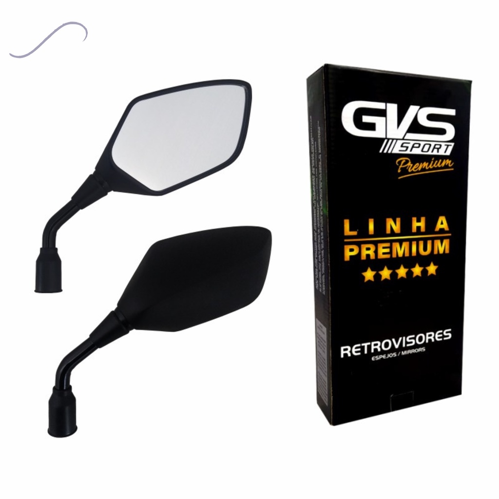 Retrovisor GVS PCX 150 19-22 Lente Convexa Rosca M10 Inversa em Oferta na Shopee