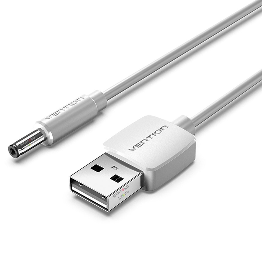 Cabo Energia Alimentaçao USB A Para Dc 3,5mm 50cm Vention