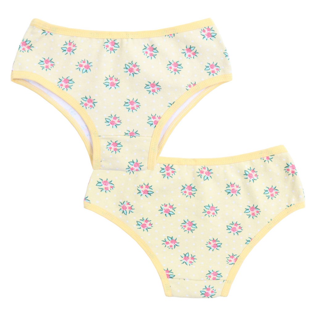 kit 5 Calcinha Infantil Feminina em Cotton Confortável Estampada e Super Fofa