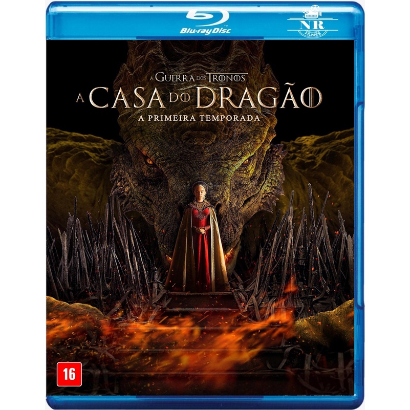 A Casa do Dragão (2022) 1° Temporada - Blu-ray Dublado Legendado