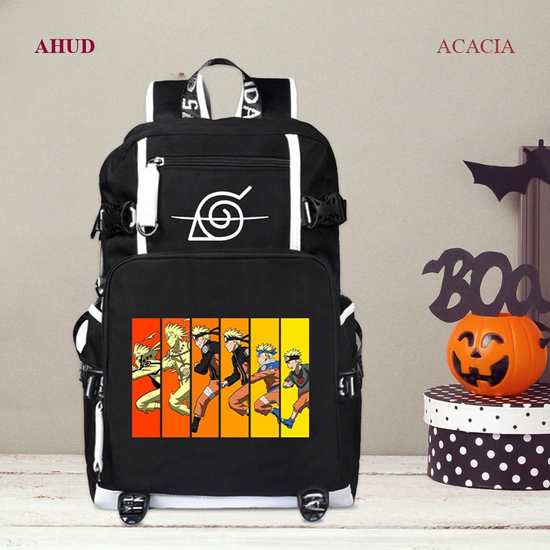 Mochila Anime Cosplay AHUD Akatsuki Sharingan De Viagem Para Estudantes ...