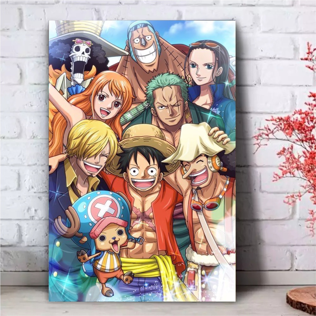 Quadro decorativo Emoldurado Sanji Anime One Piece Desenho Arte