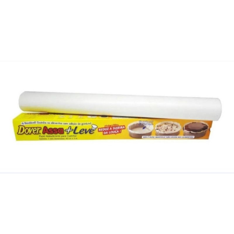 Papel Antiaderente Dover Assa + Leve 40cmx3m Kit C/ 2 Rolos