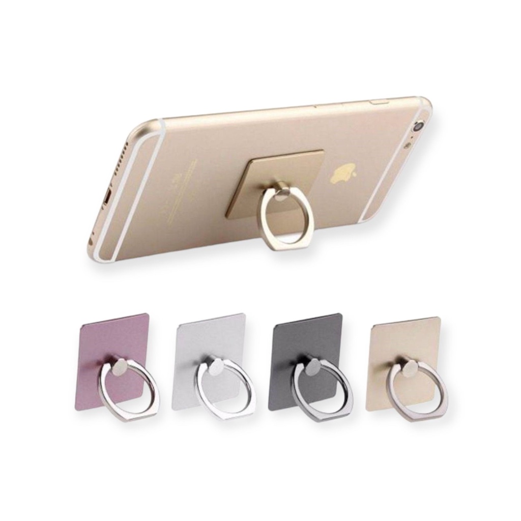 Suporte para celular Pop socket quadrado giratório Anel LN