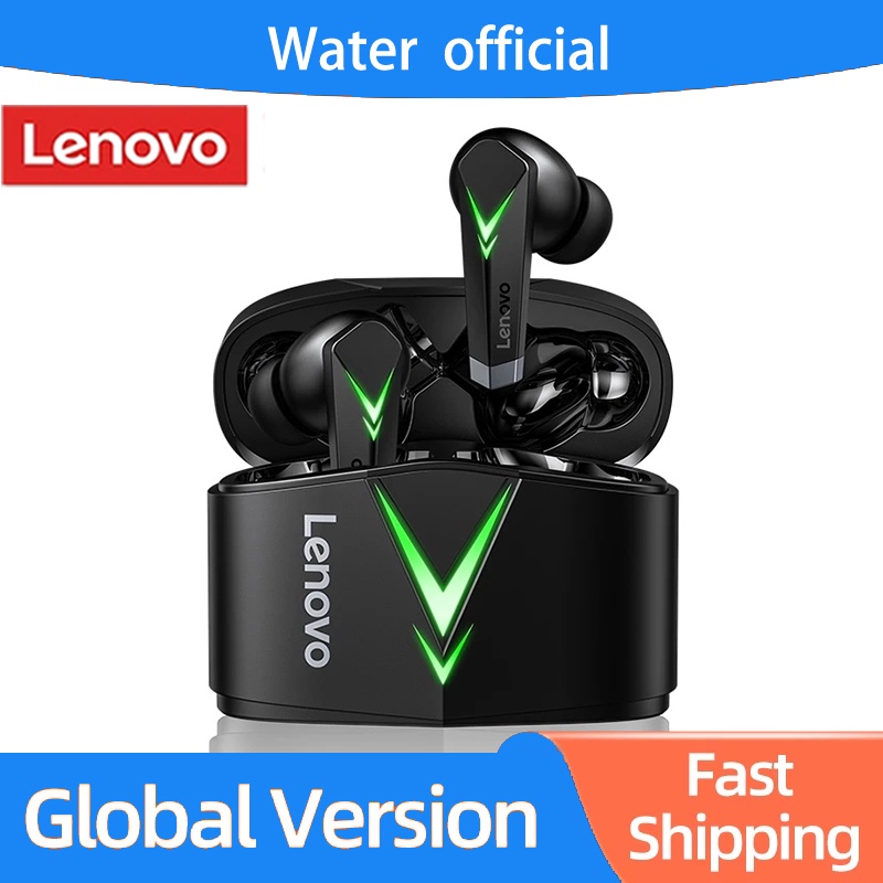 Fone De Ouvido Bluetooth Sem Fio Lenovo LP6 Uso tws-Black