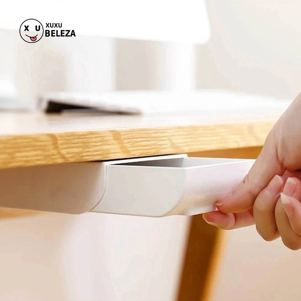 Gaveta Autoadesiva Retrátil Pequena 22x11x3 cm em Oferta na Shopee