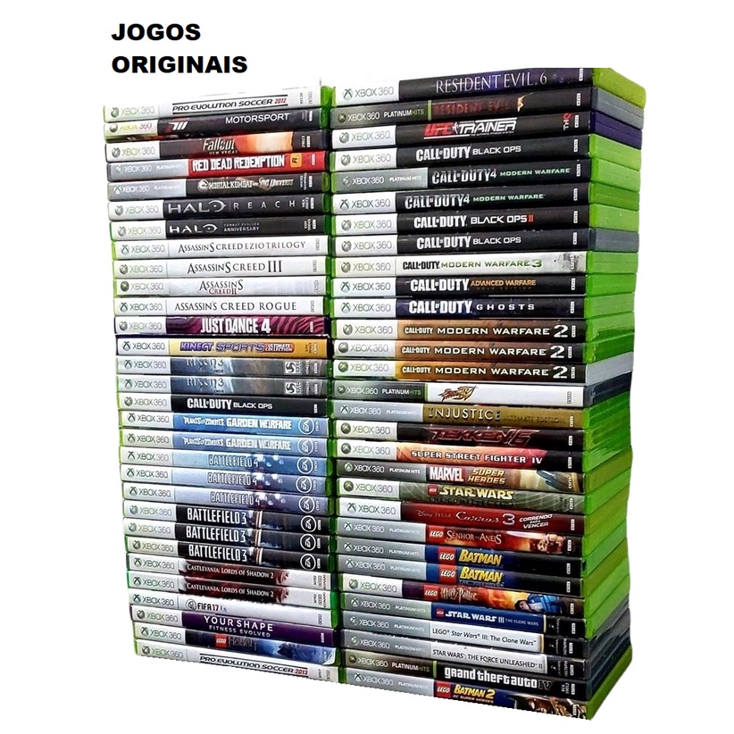 Jogos para XBOX 360 - Original - Mídia Física