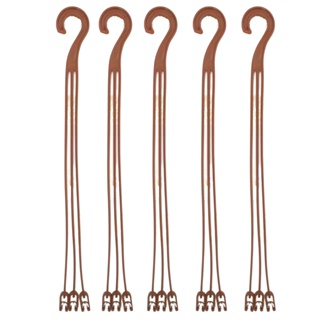 10 Hastes Alças Marrom Pendurador Para Vasos Cuias Plantas 45cm em Oferta na Shopee