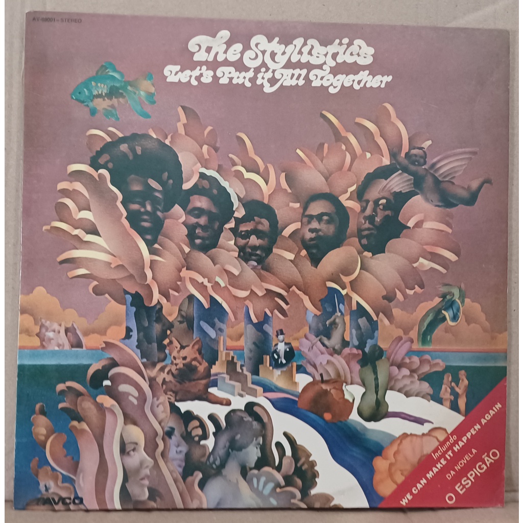 LP Disco De Vinil The Stylistics - Let's Put It All Together - LP Ótimo Capa Laminada Muito Boa Ler Descrição