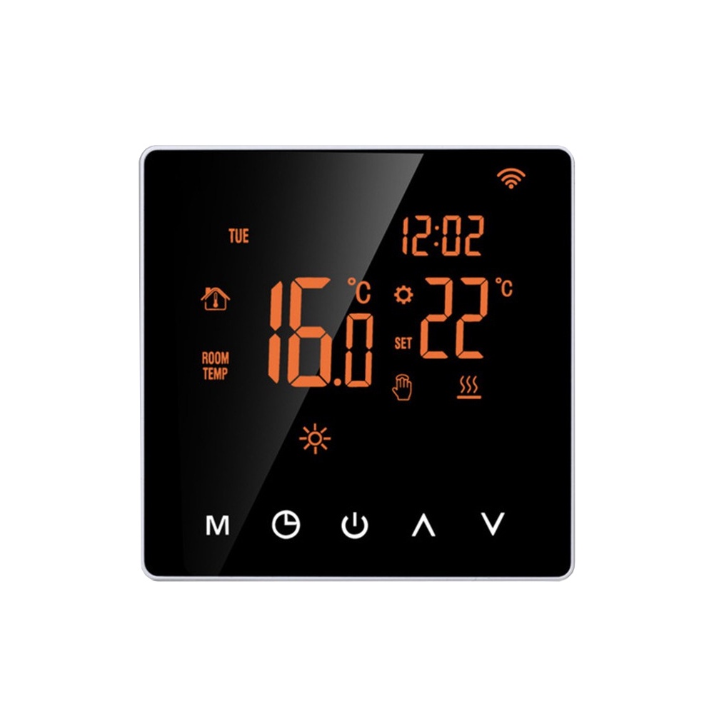 Termostato Analógico Digital espelhado com aplicativo inteligente touch screen