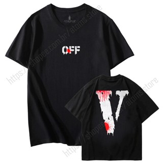 Camiseta Básica T-shirt estampada Unissex OFF VLONE hip hop skate streetwear