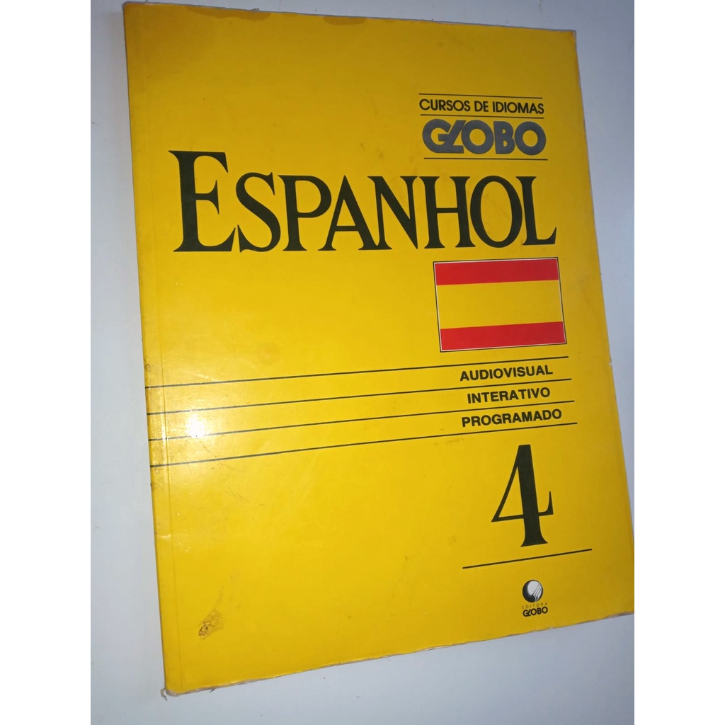 Livro Curso De Idiomas Globo Espanhol Volume 4