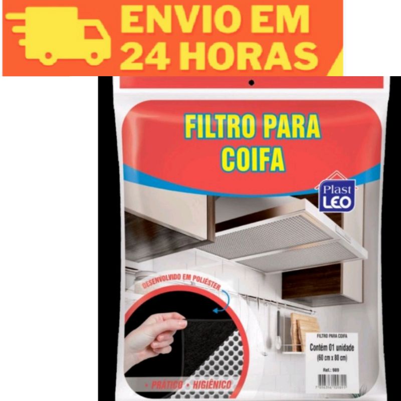 kit 2 filtro Para Coifa Exaustor Suggar Depurador De Ar 60x80