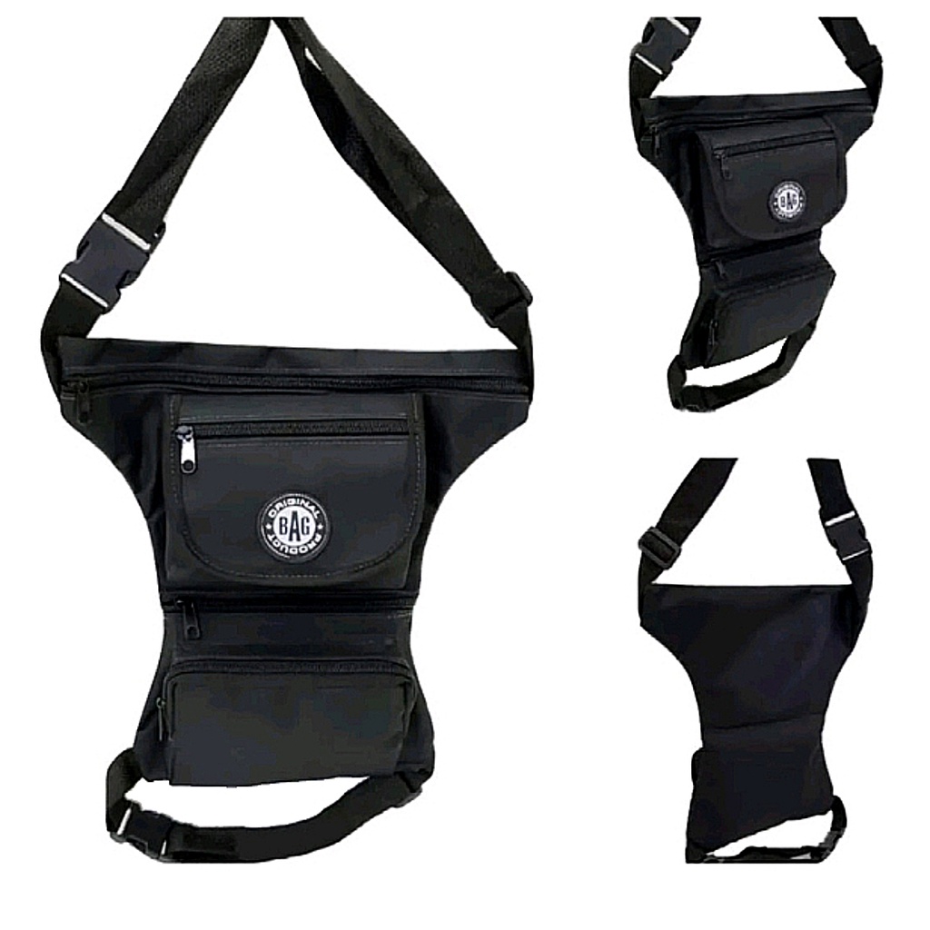 Pochete Cartucheira De Perna Camping Eventos Rave Trilha Camping Motoboy