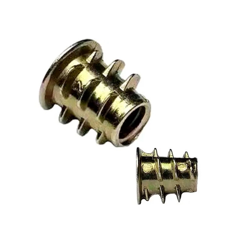 Bucha Americana Zamac M6 X 10 Mm Zinco Amarelo (Kit Com 200 Un)