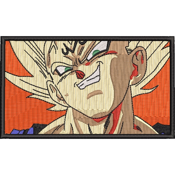 Patch bordado vegeta super sayajin dragon ball termocolante em Oferta na Shopee